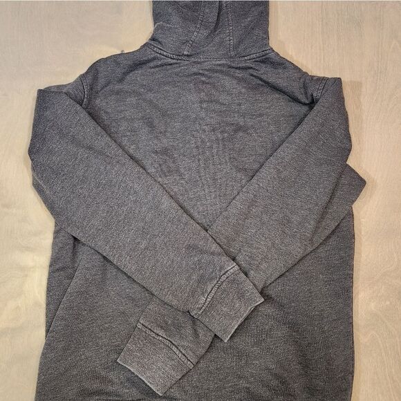 Quicksilver men's 60% cotton thick warm sherpa zippered hoodie Grey - Picture 2 of 9